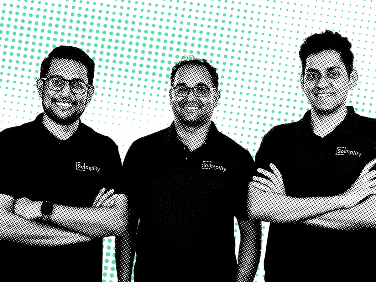 Dheeraj Dhingra, Salil Srivastava and Sachin Santhosh of Scimplify